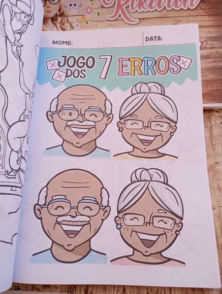 Livro Colorir e Atividades Grande A4