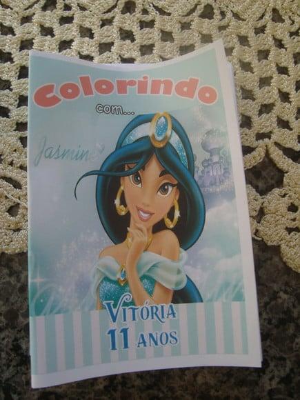 Livro Colorir Jasmine