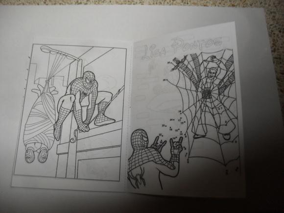 Livro Colorir Homem Aranha