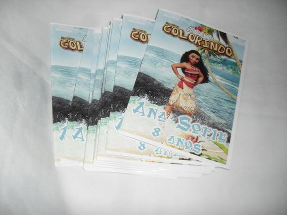 Livro Colorir Moana