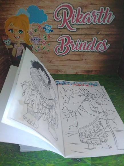 Livro Colorir Moana