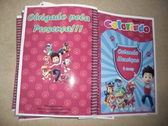 Livro Colorir Patrulha Canina