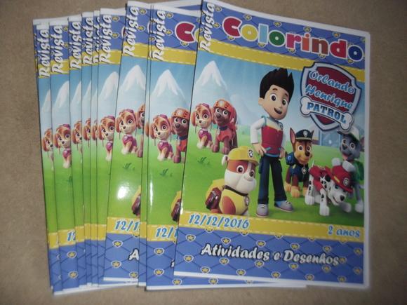 Livro Colorir Patrulha Canina