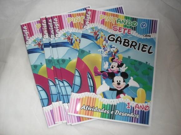 Livro Colorir Pintando o Sete