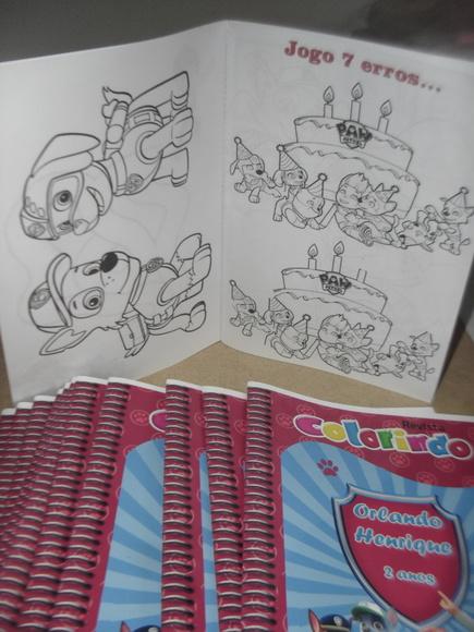 Livro Colorir Patrulha Canina