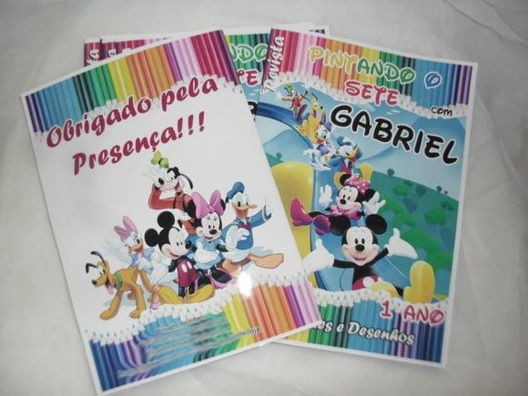 Livro Colorir Pintando o Sete