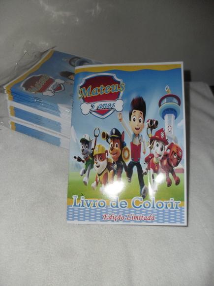 Livro Colorir Patrulha Canina