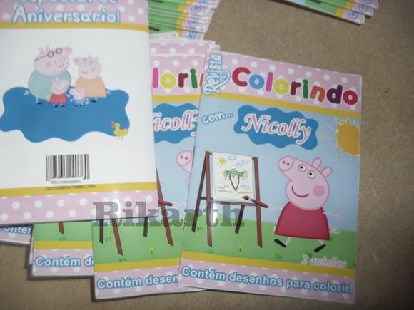 Livro Colorir Porquinha
