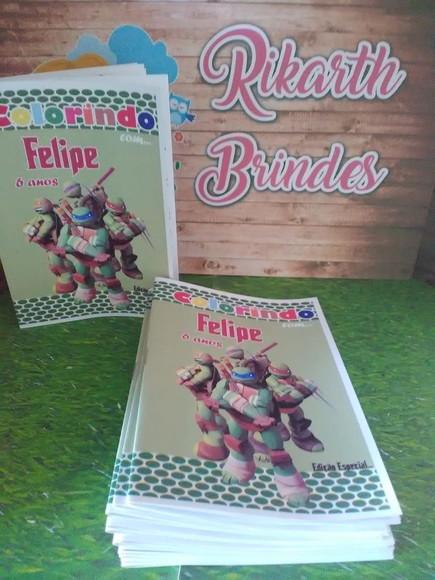 Livro Colorir Tartarugas