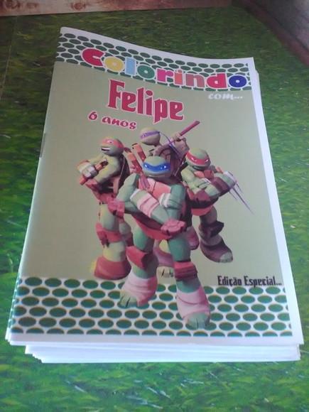 Livro Colorir Tartarugas