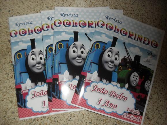 Livro Colorir Thomas e Seus Amigos