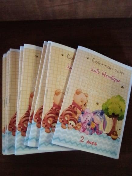 Livro Colorir Ursinho Pooh
