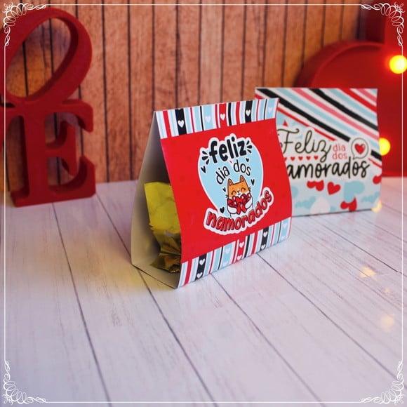 Porta Bombom Personalizado Dia dos Namorados
