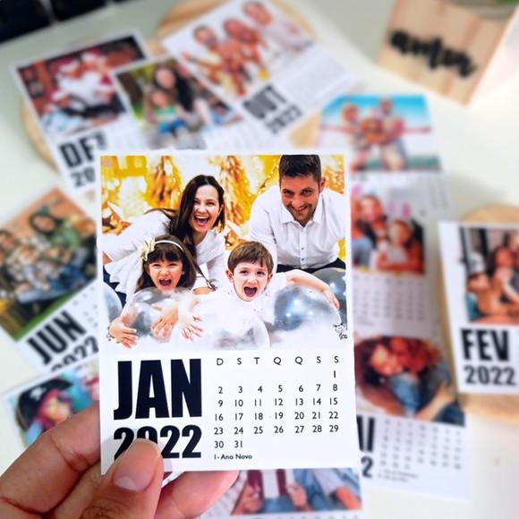 Polaroid Calendário - Foto Imã Calendário2023