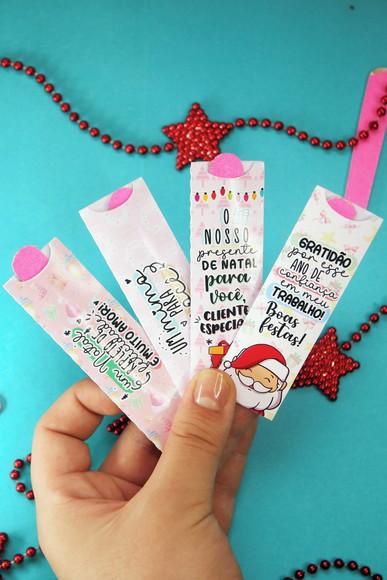Porta Mini Lixa Cliente Natal