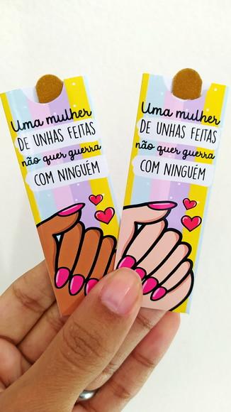 Porta Mini Lixa Dia das mulheres