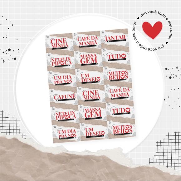Vales de Amor Dia dos Namorados
