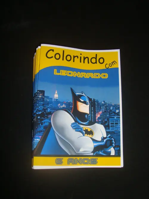 Mini Livro Colorir Batman