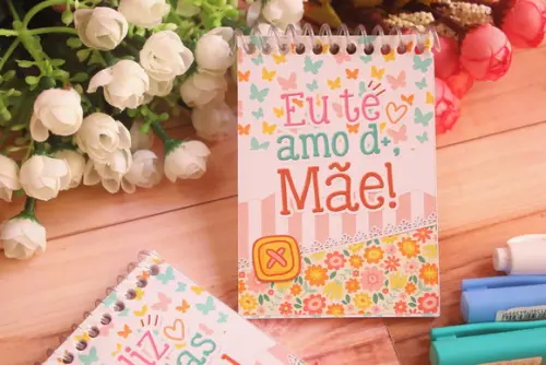 Bloco de Anotações Dia das Mães