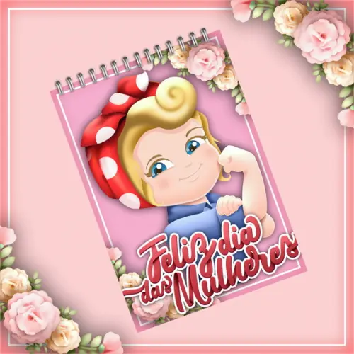 Bloco de Anotações Dia das Mulheres