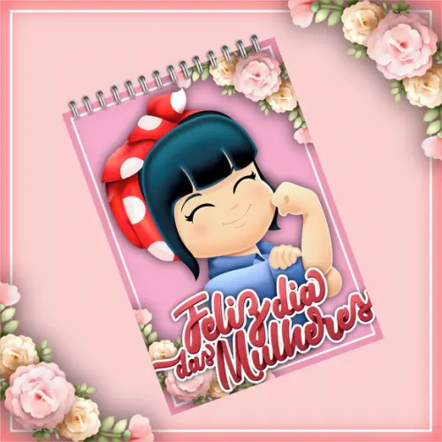 Bloco de Anotações Dia das Mulheres
