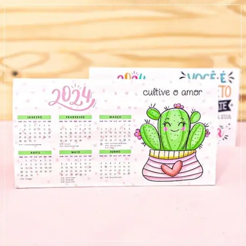 Calendário de Mesa 2024