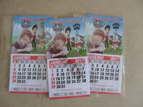 Calendário Geladeira 2019