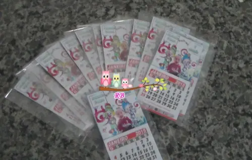 Calendário Geladeira 2019