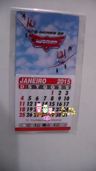 Calendário Geladeira 2019