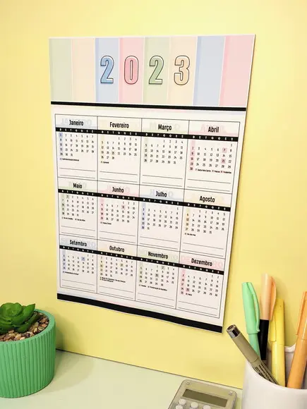 Calendário Geladeira 2023