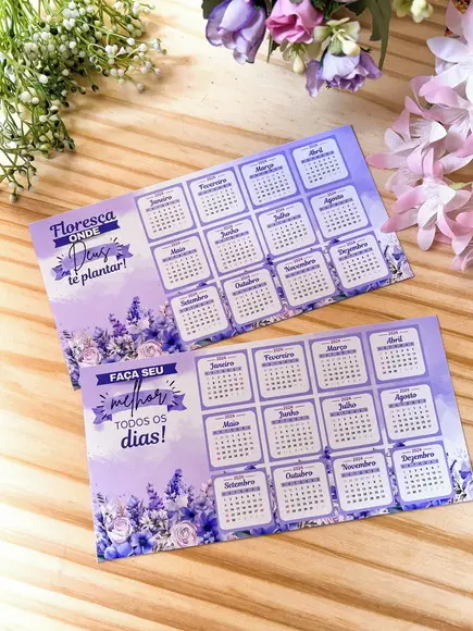 Calendário Personalizado 10x15 2024