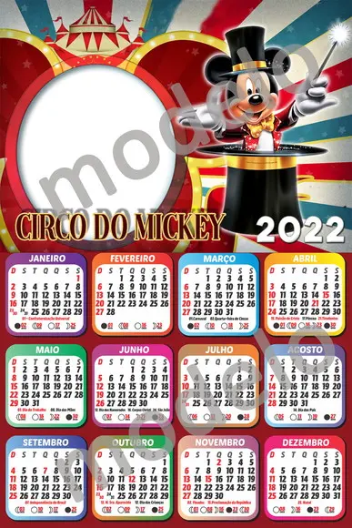 Calendário Personalizado 2023
