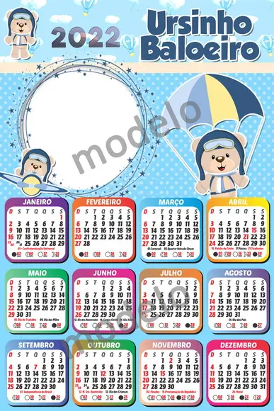 Calendário Personalizado 2023