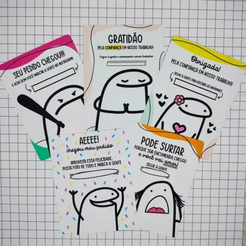 Cartão Agradecimento ao Cliente Flork