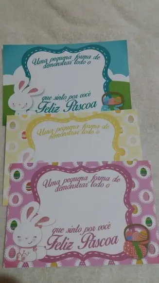 Cartão Personalizado Páscoa
