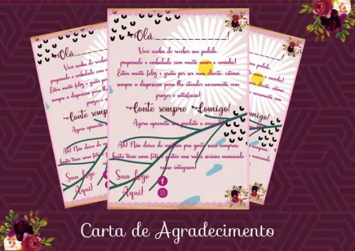 Cartas De Agradecimento Para Clientes