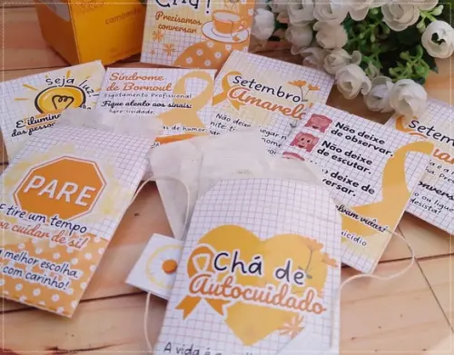 Envelope Chá Setembro Amarelo