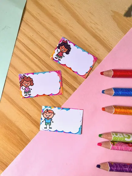 Etiquetas Escolar Simples