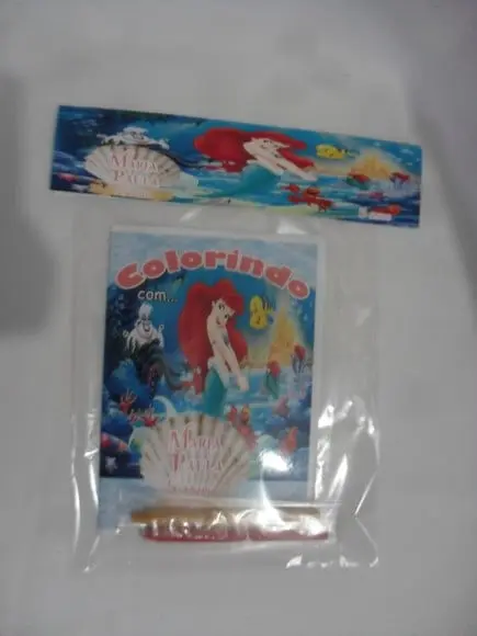 Kit Colorir Ariel Princesas