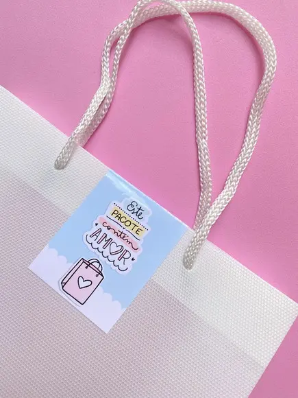Lacre Adesivo para Sacolas Clientes