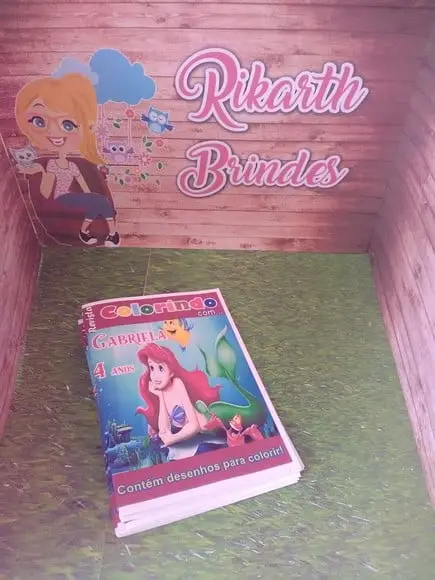 Livro Colorir Ariel