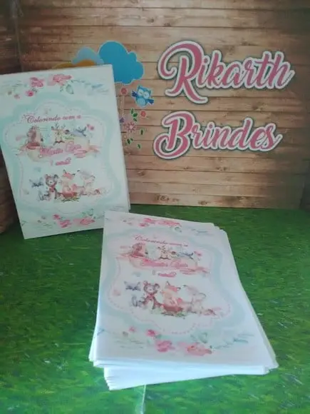 Livro Colorir Bosque Encantado