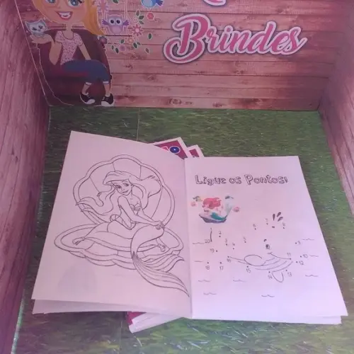Livro Colorir Ariel