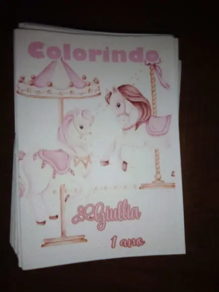 Livro Colorir Carrossel Encantado