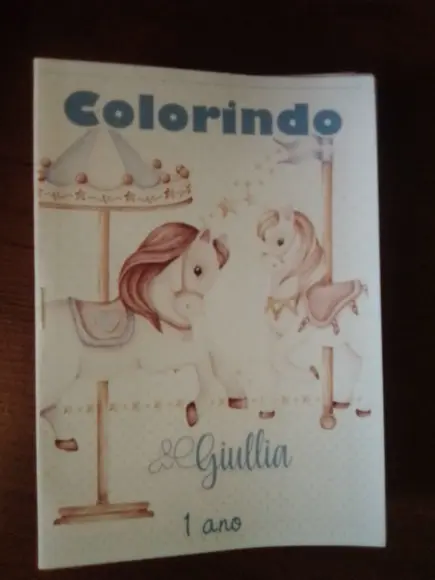 Livro Colorir Carrossel Encantado