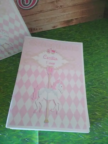 Livro Colorir Carrossel Encantado