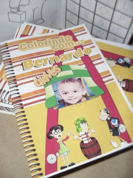 Livro Colorir Chaves