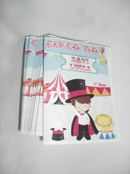Livro Colorir Circo Menino