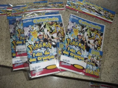 Livro Colorir Com Giz Cera Pokemon