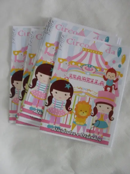 Livro Colorir Circo Menina